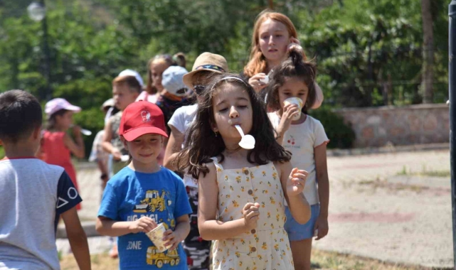 Yaz bilim atölyelerinde çocuklar hem eğleniyor hem de öğreniyor