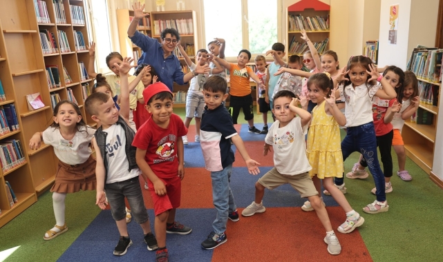 Yaz tatilini Nilüfer'in kütüphanelerinde geçiriyorlar