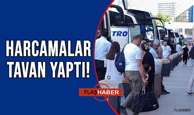 YERLİ TURİSTLERİN HARCAMALARINDA ŞOK ARTIŞ!