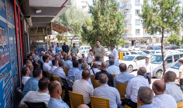 Yılmaz, muhtarlarla buluştu