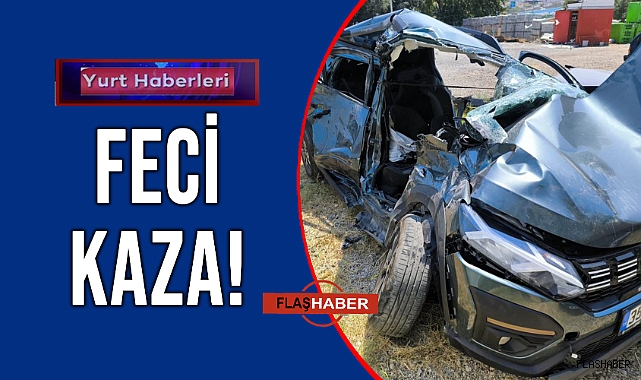 YOLCU TRENİ HEMZEMİN GEÇİTTE OTOMOBİLE ÇARPTI!