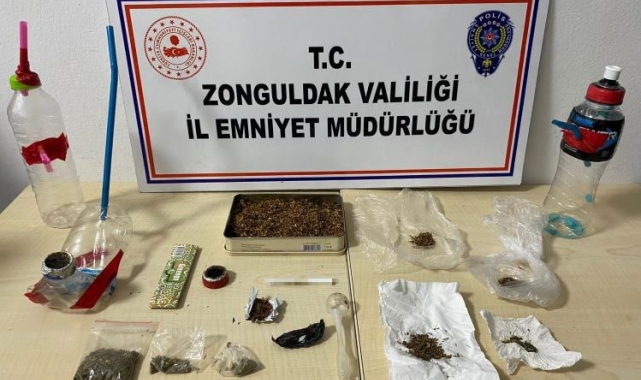 Zonguldak'ta uyuşturucu operasyonu: 15 şüpheli yakalandı