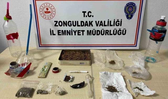 Zonguldak'ta uyuşturucu operasyonunda 2 tutuklama