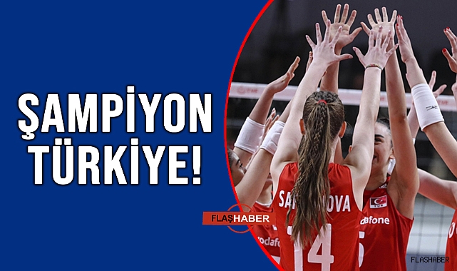 20 YAŞ ALTI KADIN MİLLİ VOLEYBOL TAKIMI, AVRUPA ŞAMPİYONU!