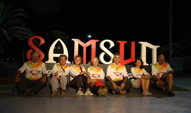5 ülke gezdiler, Samsun'a hayran kaldılar