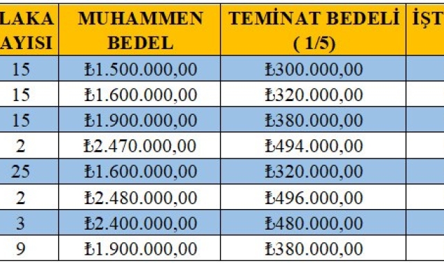 86 T plaka için son 5 gün