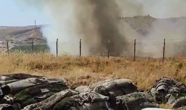 Adıyaman'da kuru ot yangını korkuttu