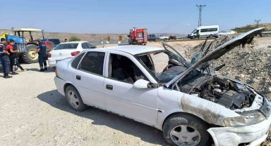 Adıyaman'da otomobil şarampole yuvarlandı: 1 yaralı
