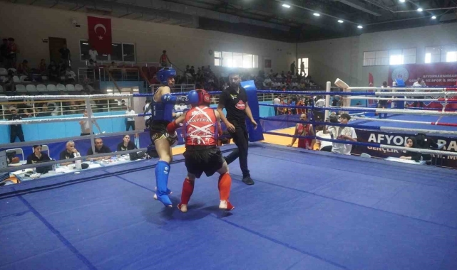 Afyonkarahisar'da muaythai iller arası Zafer Kupası başladı
