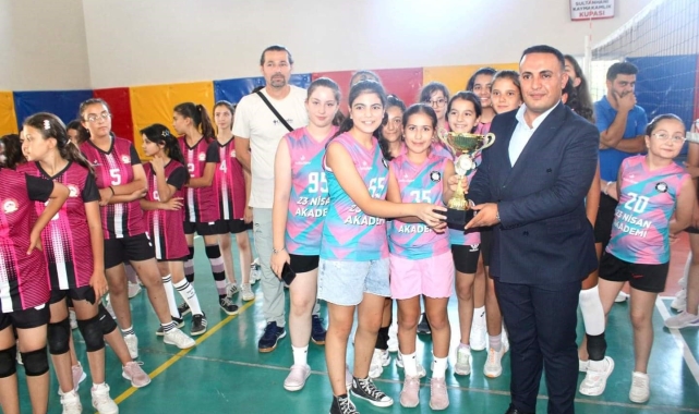 Aksaray'ın Sultanhanı ilçesinde voleybol turnuvası