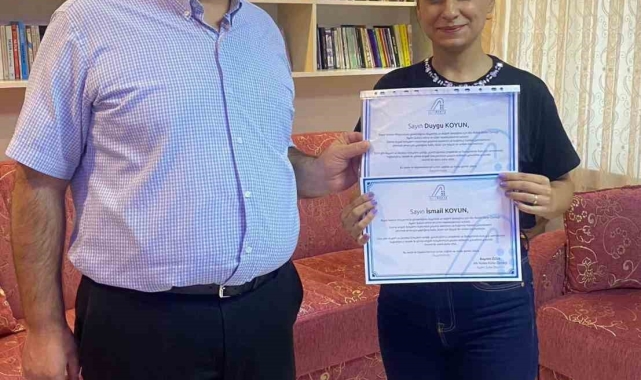 Altı Nokta Körler Derneği'nden bağışçısına teşekkür