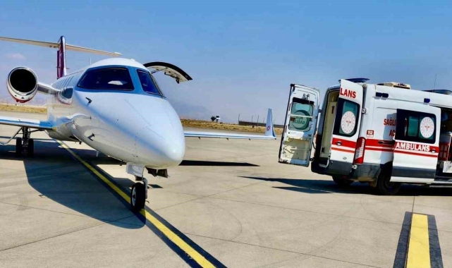 Ambulans uçak 13 yaşındaki çocuk için havalandı