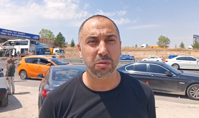 Ankara'da feci kazada hurdaya dönen otobüs yoldan kaldırıldı, trafik akışı normale döndü