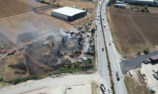 Ankara'da korkutan yangın