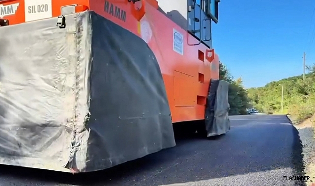 AYANCIK'TA KÖY YOLLARI ASFALTLANIYOR!