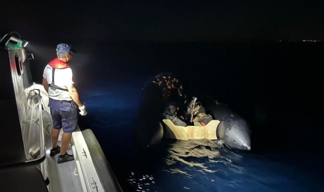 Aydın'da 46 düzensiz göçmen kurtarıldı