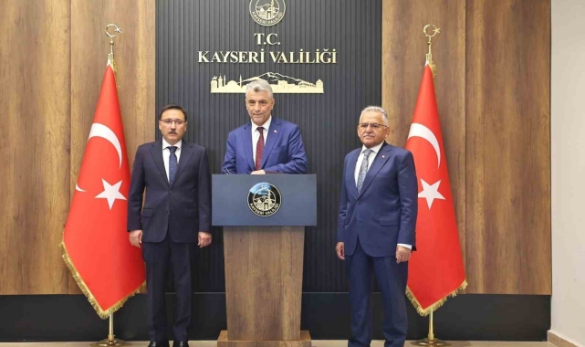 Bakan Bolat'tan Kayseri Valiliği'ne ziyaret