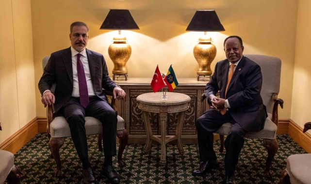 Bakan Fidan, Etiyopyalı mevkidaşı Selassie ile görüştü