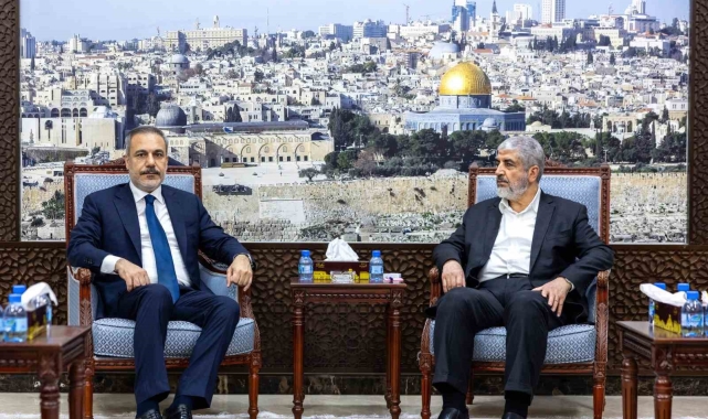 Bakan Fidan, Hamas Siyasi Büro Başkan Vekili Meşal'e taziyelerini iletti