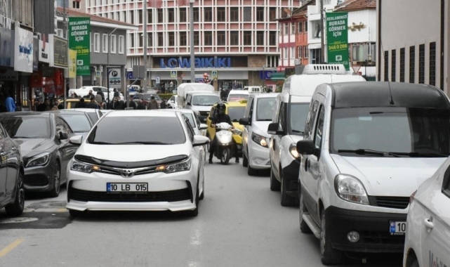 Balıkesir'de temmuz ayında araç sayısı 619 bin 590 oldu