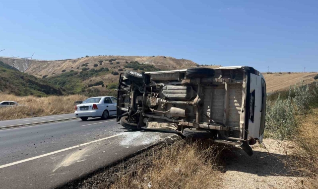 Bandırma'da trafik kazası: 2 yaralı