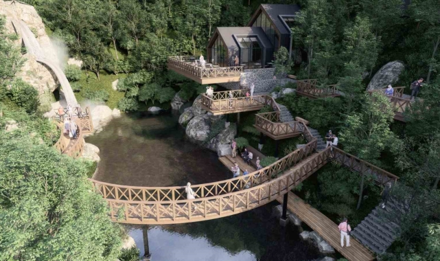 Başkan Kaya merakla beklenen Çağlayan Şelalesi Projesi'ni açıkladı