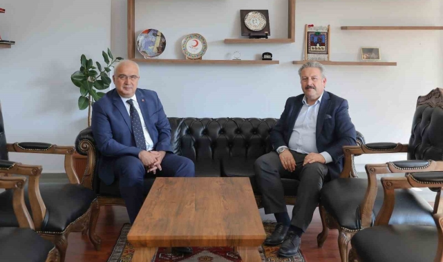 Başkan Palancıoğlu'ndan yeni Kaymakam Arısoy'a hayırlı olsun ziyareti