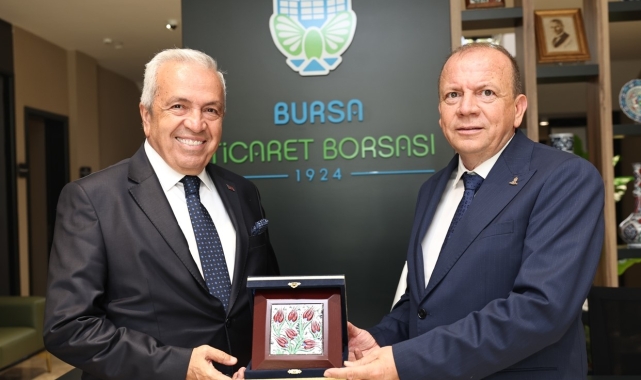 Başkan Şadi Özdemir'den Bursa Ticaret Borsası'na ziyaret