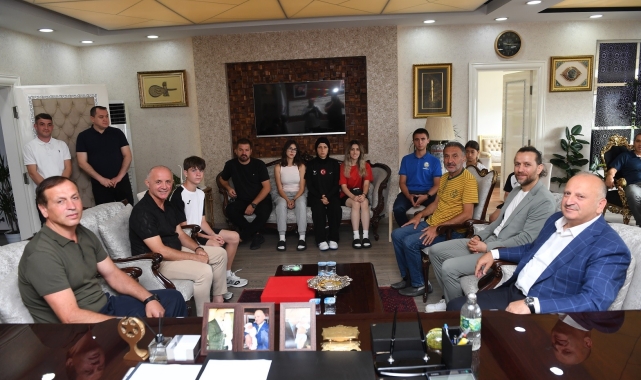 Başkan Tavlı, Gagavuzya spor bakanı ve sporcularını misafir etti