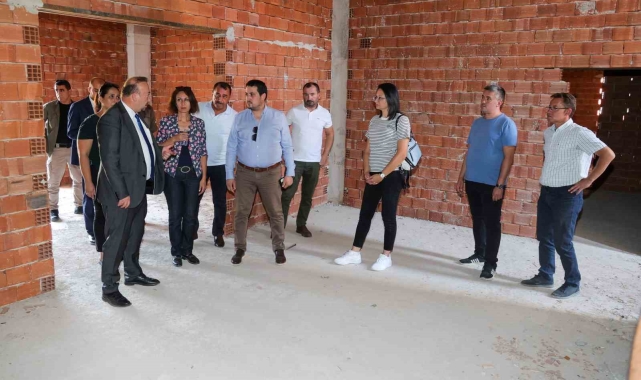 Başkan Yalım çalışmaları yerinde inceledi