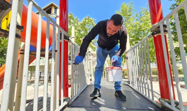 Battalgazi'de parklar yenilendi