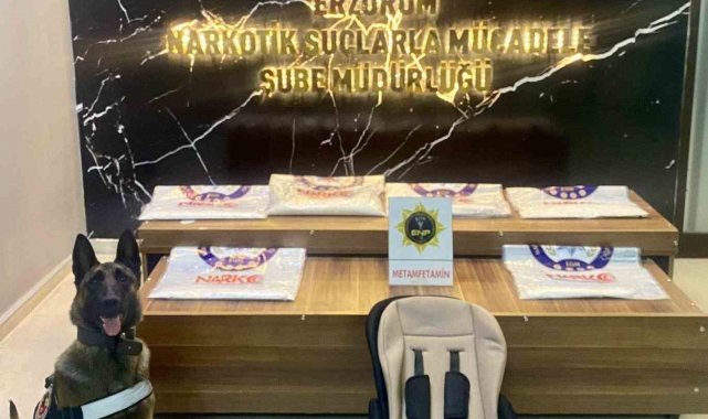 Bebek arabası içerisinde uyuşturucu yakalandı