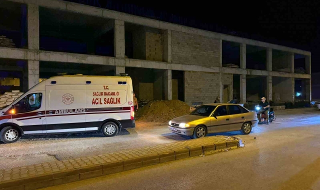 Bekçilik yaptığı inşaattan düşerek yaralandı