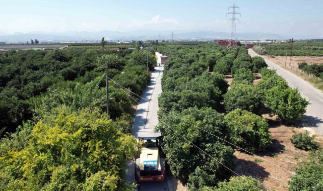 Bekirde Mahallesi'nin yolları soğuk asfaltla kaplanıyor