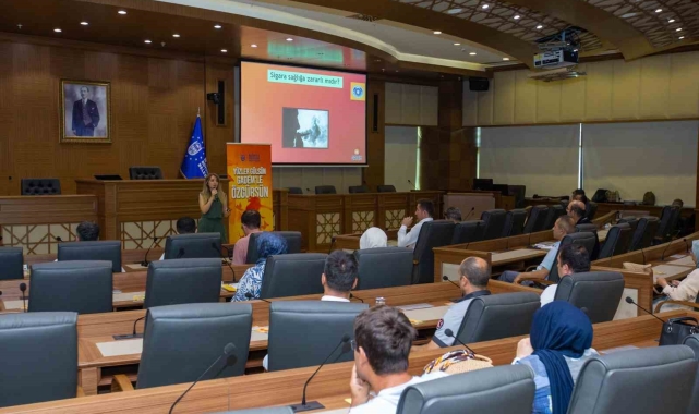 Belediye personeline 'Bağımlılıkla Mücadele' eğitimi