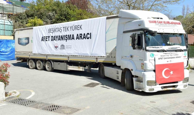 Beşiktaş Belediyesi depremzedelerin yaralarını sarmaya devam ediyor