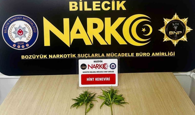 Bilecik'te yakalanan şüphelinin üzerinde uyuşturucu madde ele geçirildi