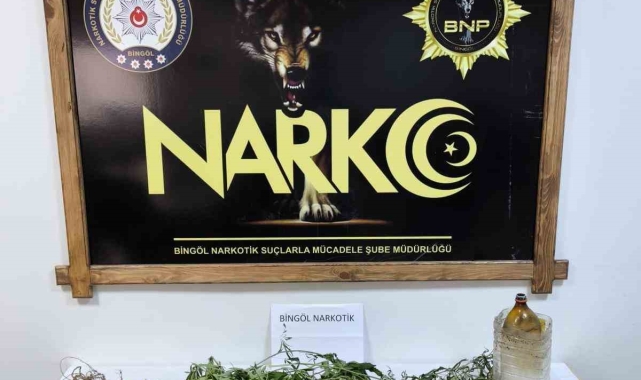 Bingöl'de uyuşturucu madde ve silah ele geçirildi