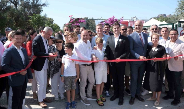 Bodrum'da Muhittin Orhon Parkı düzenlenen törenle açıldı