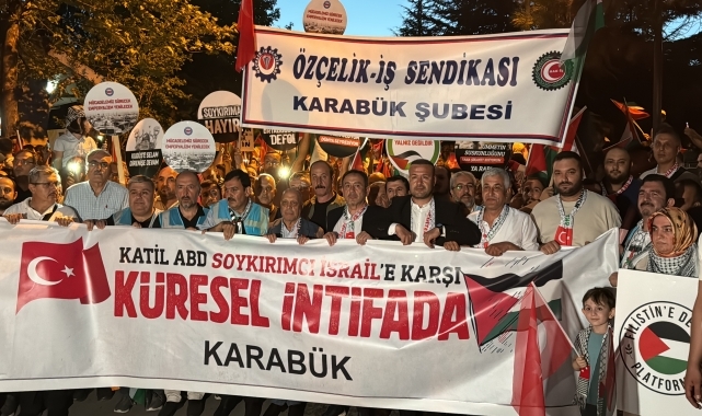 Bolu, Kocaeli ve Karabük'te Hamas lideri Heniyye'ye yönelik suikast protesto edildi