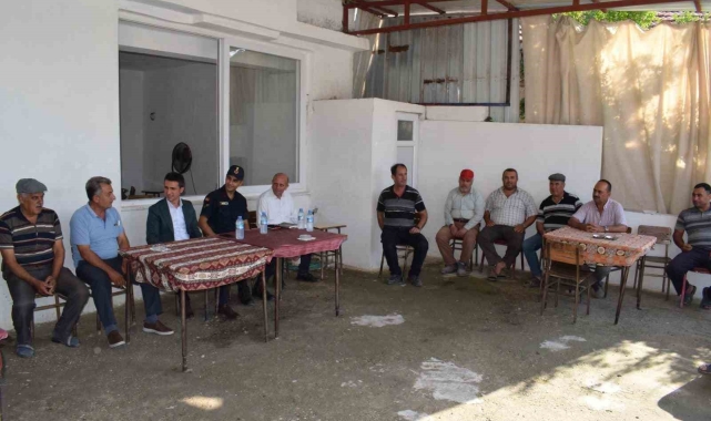 Bozdoğan Kaymakamı Ata, Körteke ve Örencik Mahallerinde vatandaşlarla buluştu