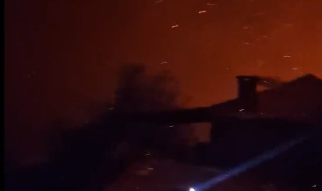 Bozdoğan yangını yerleşim yerlerini tehdit ediyor