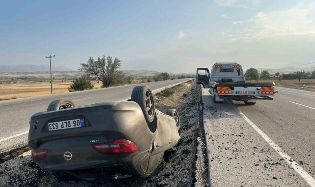 Burdur-Fethiye karayolunda otomobil takla attı: 5 yaralı