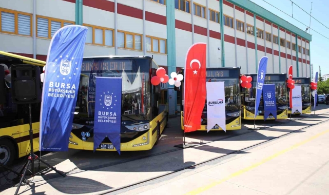 Bursa Büyükşehir'in ulaşım filosu büyüyor