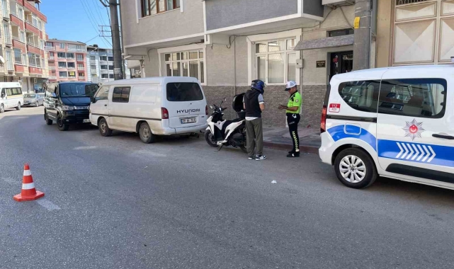 Bursa Karacabey'de 860 motosiklete 3 milyon lira ceza