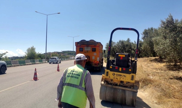 Bursa-Mudanya yolu onarıldı