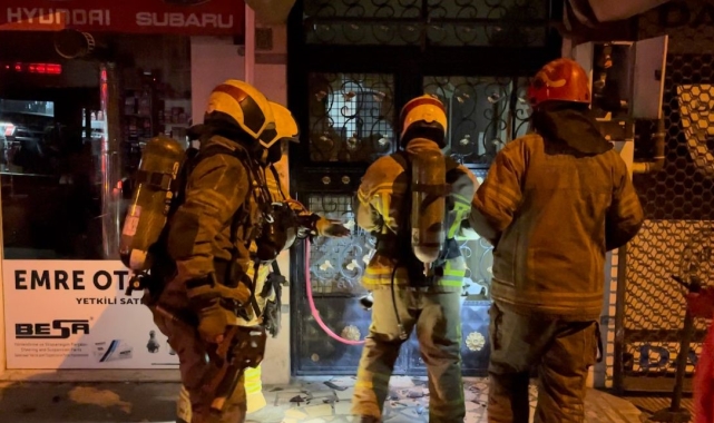 Bursa'da iş merkezinde yangın paniği