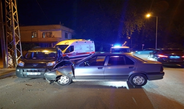 Çarşamba'da trafik kazasında 1 kişi yaralandı