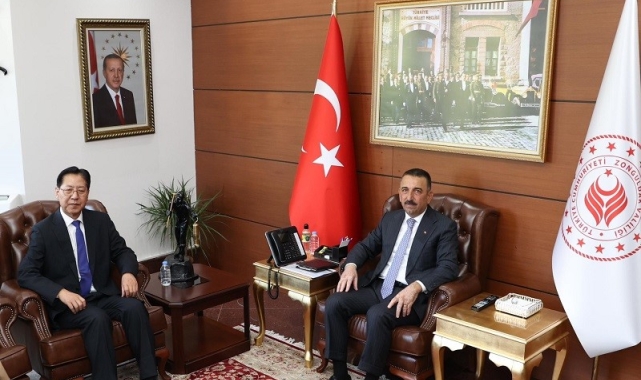 Çin Büyükelçisi Liu Shaobin, Zonguldak'ta