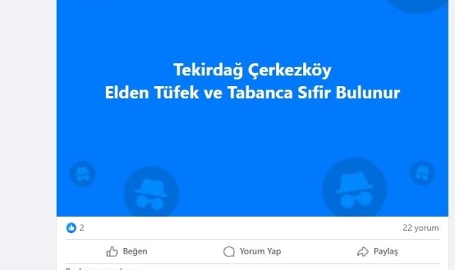 Cinayetin silahını ilanla aramış: Cinayet önceden geliyorum demiş